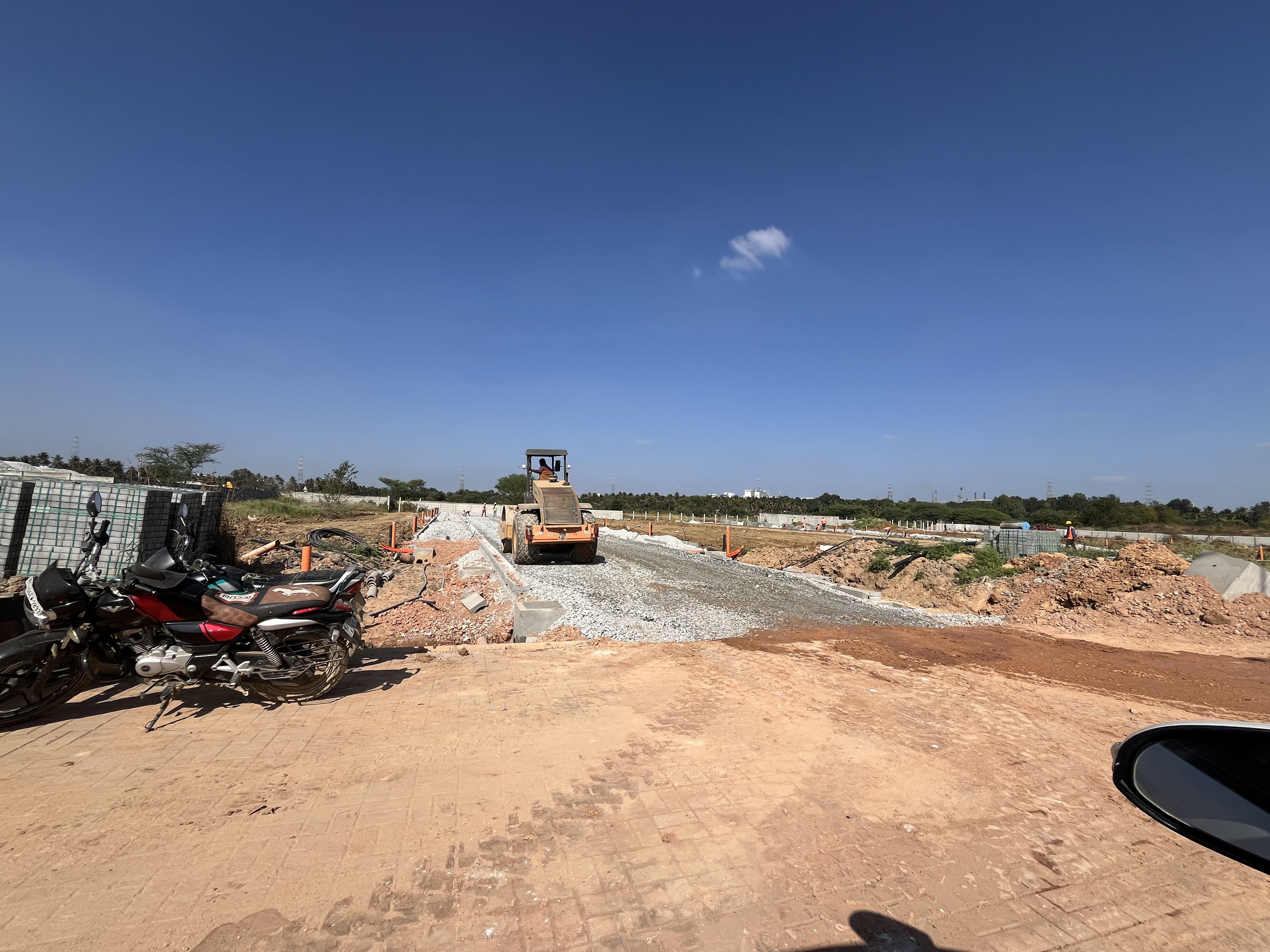 Road infrastructure development at Century OneWorld along NH-44